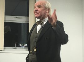 Dr Allan Chapman gives a lecture on the power of astronomy at Swinton Gateway