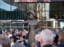 Salford University march to meet ‘Our Emmeline’