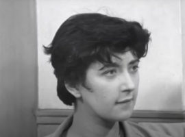 Shelagh Delaney, author of 'A Taste of Honey'. Photo credit: screen shot from https://www.youtube.com/watch?v=SM22loR53TQ