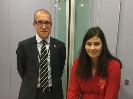 Rosanna Wain winning the Blackfriars and Trinity by-election. Credit: Salford City Council - https://www.facebook.com/SalfordCouncil/photos/a.10151378639825731/10159330727150731/