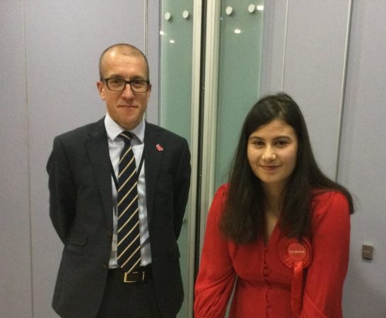 Rosanna Wain winning the Blackfriars and Trinity by-election. Credit: Salford City Council - https://www.facebook.com/SalfordCouncil/photos/a.10151378639825731/10159330727150731/