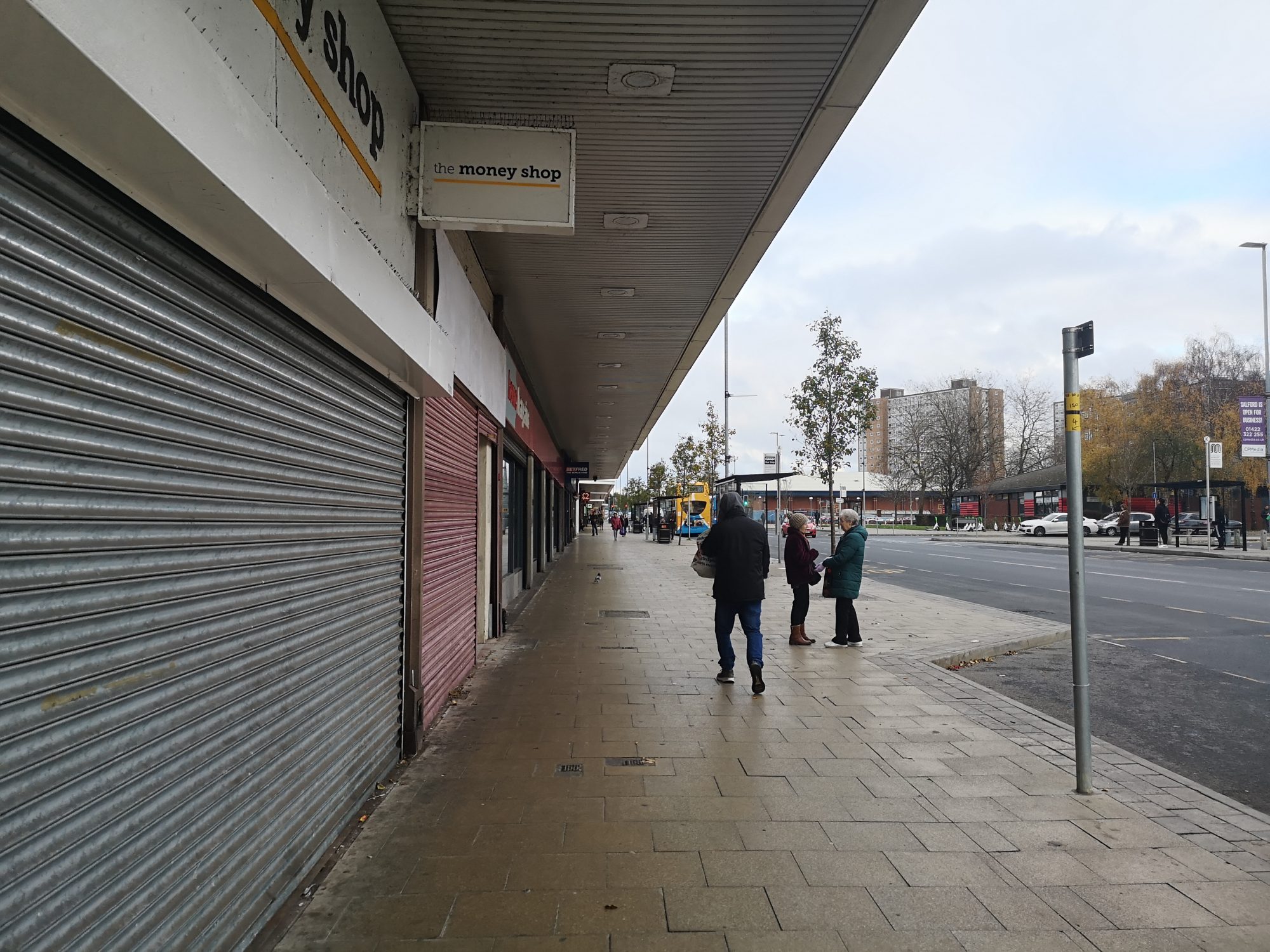 Shops close early at Salford Precinct ahead of potential protests ...