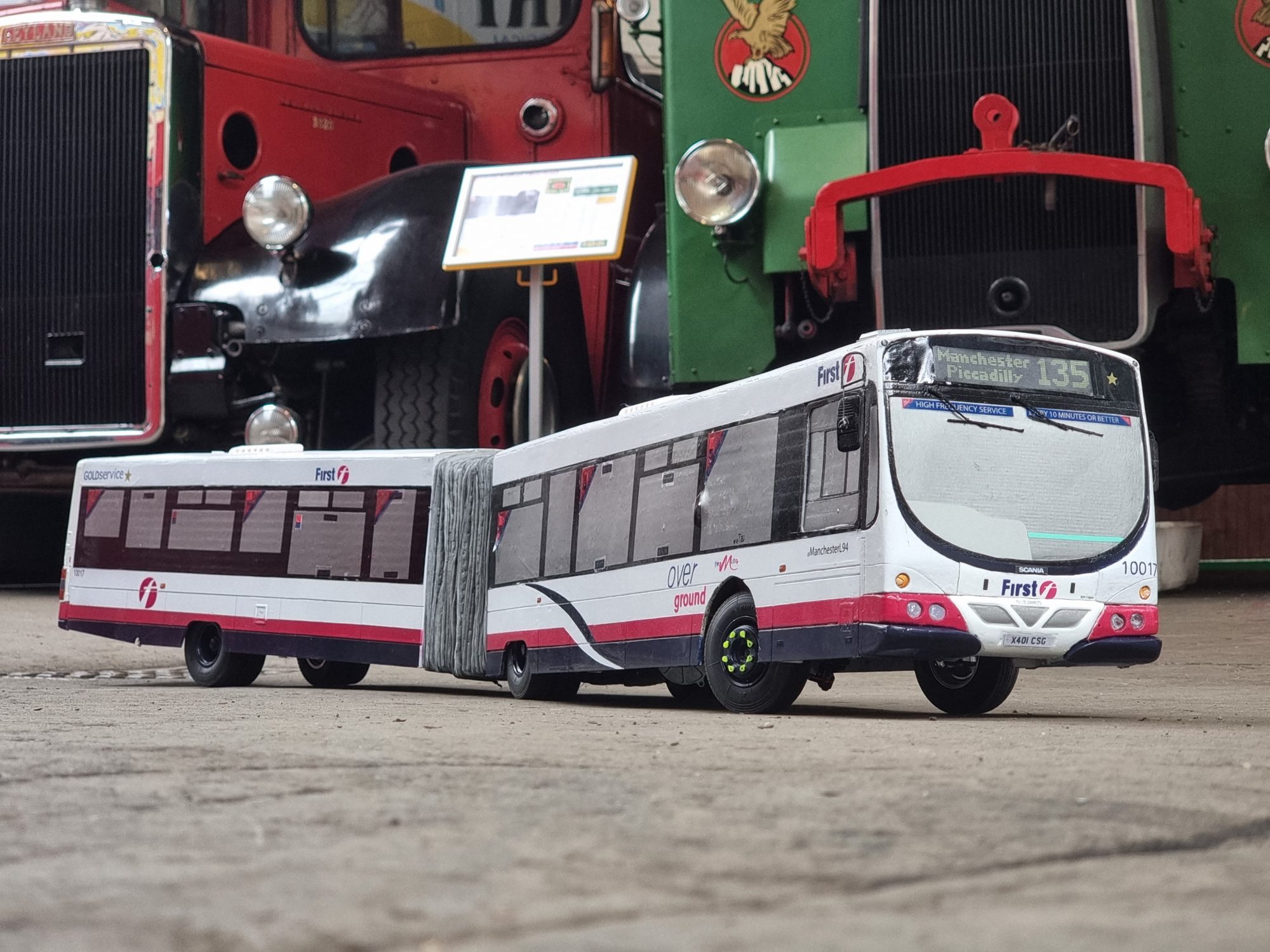 Meet the man who built models of Salford's forgotten bendy buses