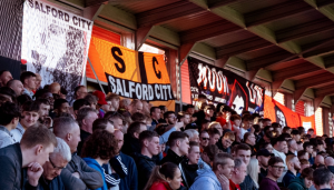 Salford City fans (photo from Salford city twitter)