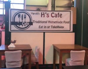 Harold's Café inside Eccles Market. Credit: Harry Warner