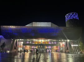 The Lowry theatre after the show on Tuesday Credit: Isla Davies
