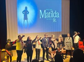 Year 11 students performing Matilda - Image provided by the school