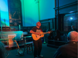 Acoustic Amesty Gig at Sacred Trinity Church. Image used with permission from Steven Lindsay
