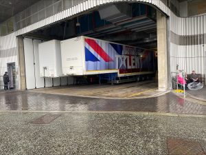BGT trucks ready to go at the Lowry 