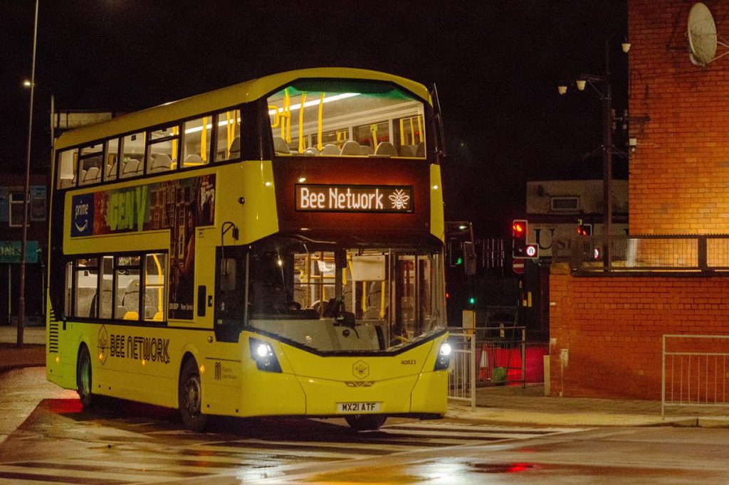 Night buses Salford