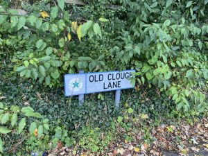 Road sign of Old Clough where disruptions have been felt throughout the week - via Evie Griffiths