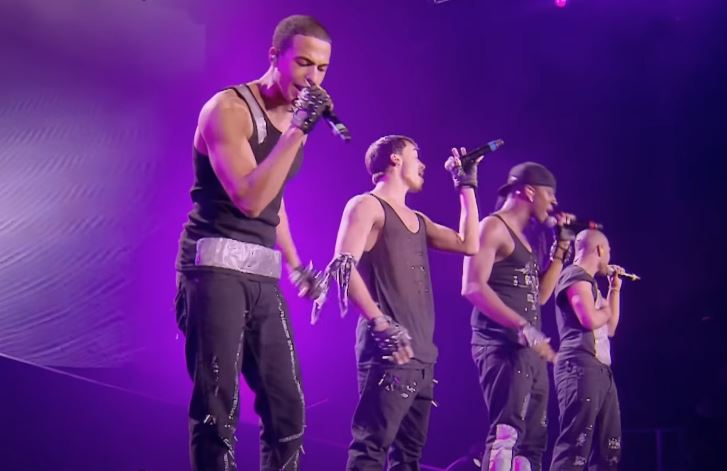 JLS performing at the O2 - https://www.youtube.com/watch?v=Tkx9Vzmqlvw