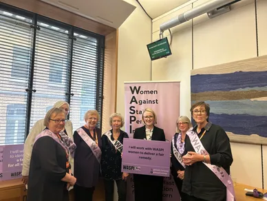 Image of Salford MP Rebecca Long Bailey at the Drop in at Westminster - via Judith Robertson