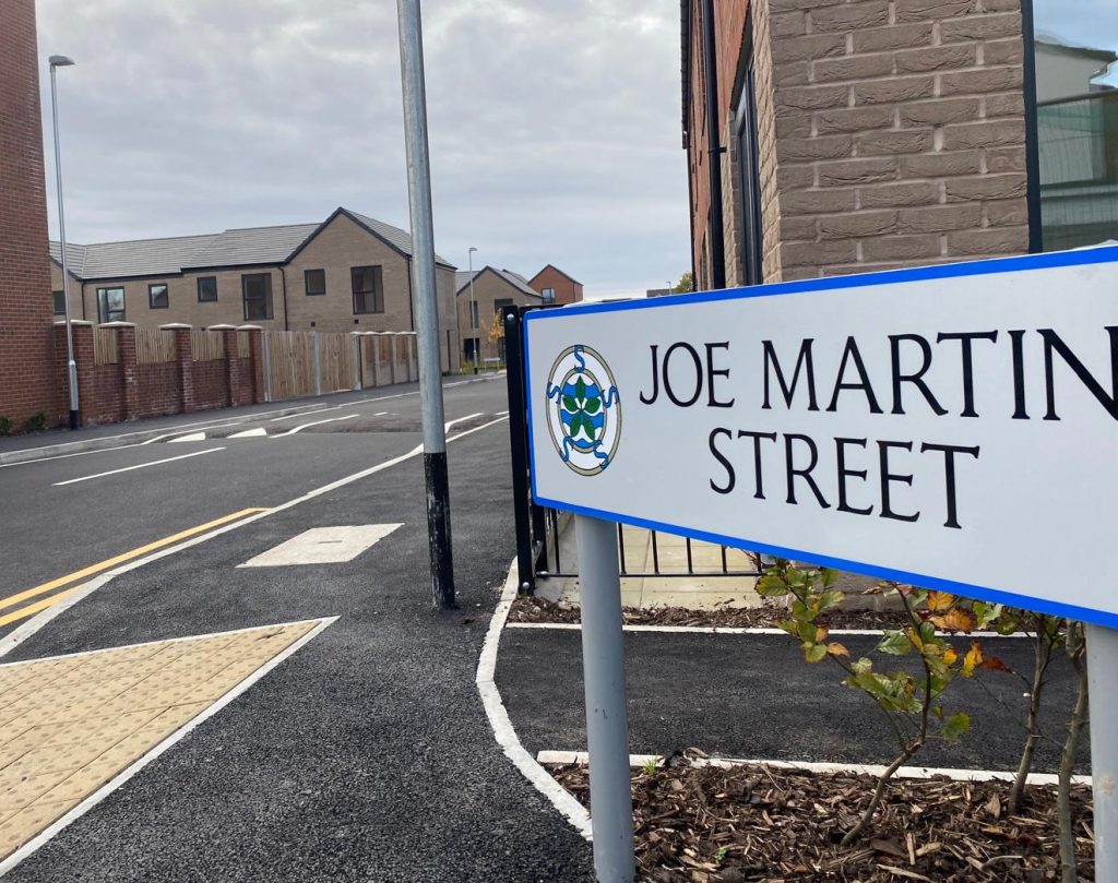 Road named after conservation officer Joe Martin