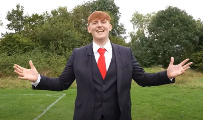 Winton football team taken over by YouTuber Angry Ginge | Salford Now