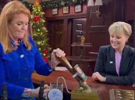 The Duchess of York was joined by actor Sally Dynevor, who plays Sally Metcalfe in the popular ITV soap on Wednesday (9 October) on the set of Coronation Street. - Independent YouTube