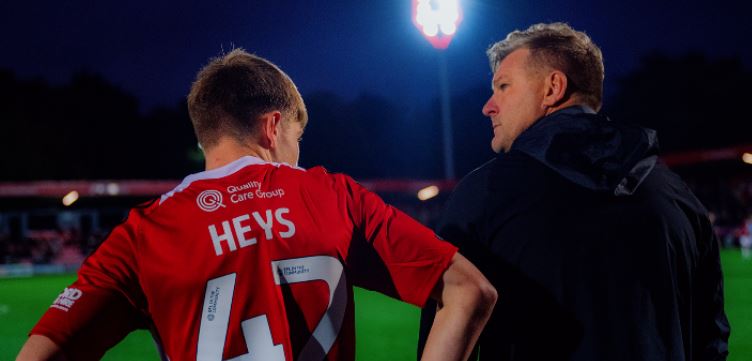 Marshall Heys becomes the youngest player in the history of the FA Cup - Salford City