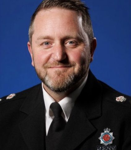 Salford GMP district commander Neil Blackwood - screenshot from GMP website.