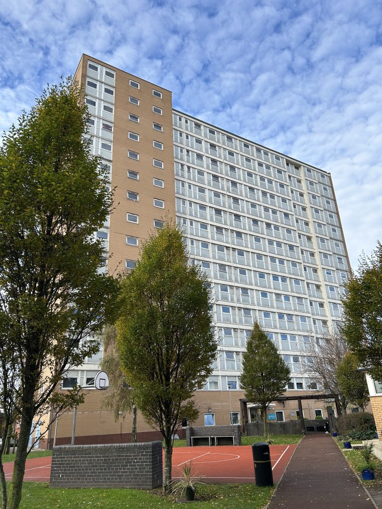 Salford high rise demolition