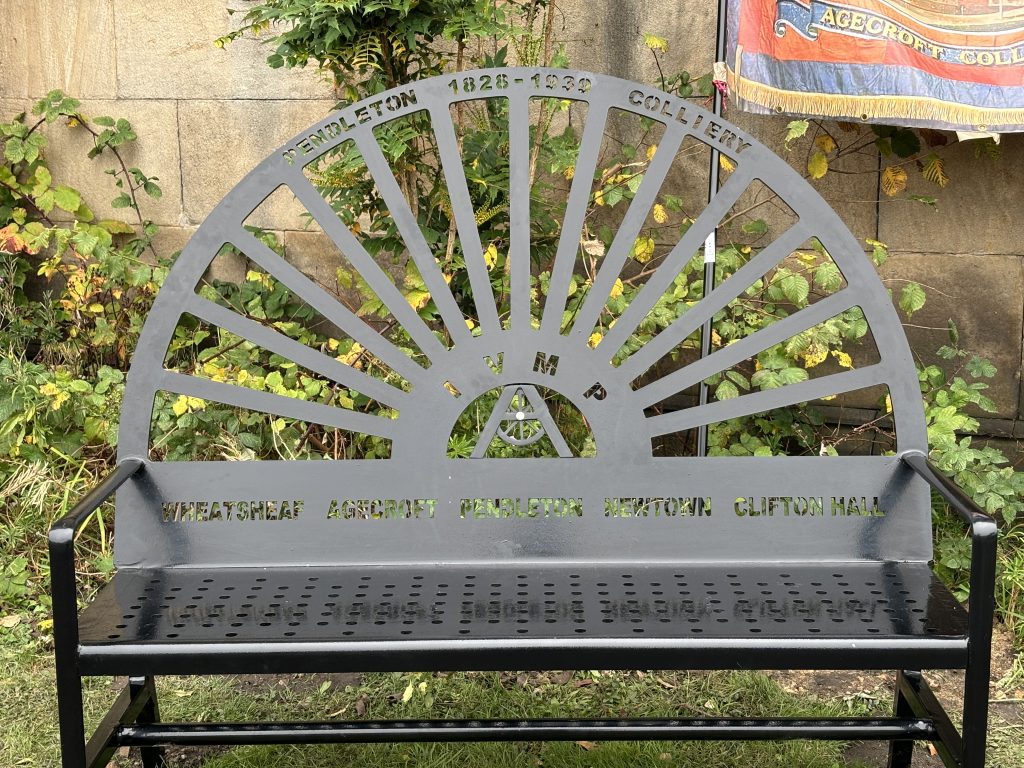 Pendleton Colliery bench