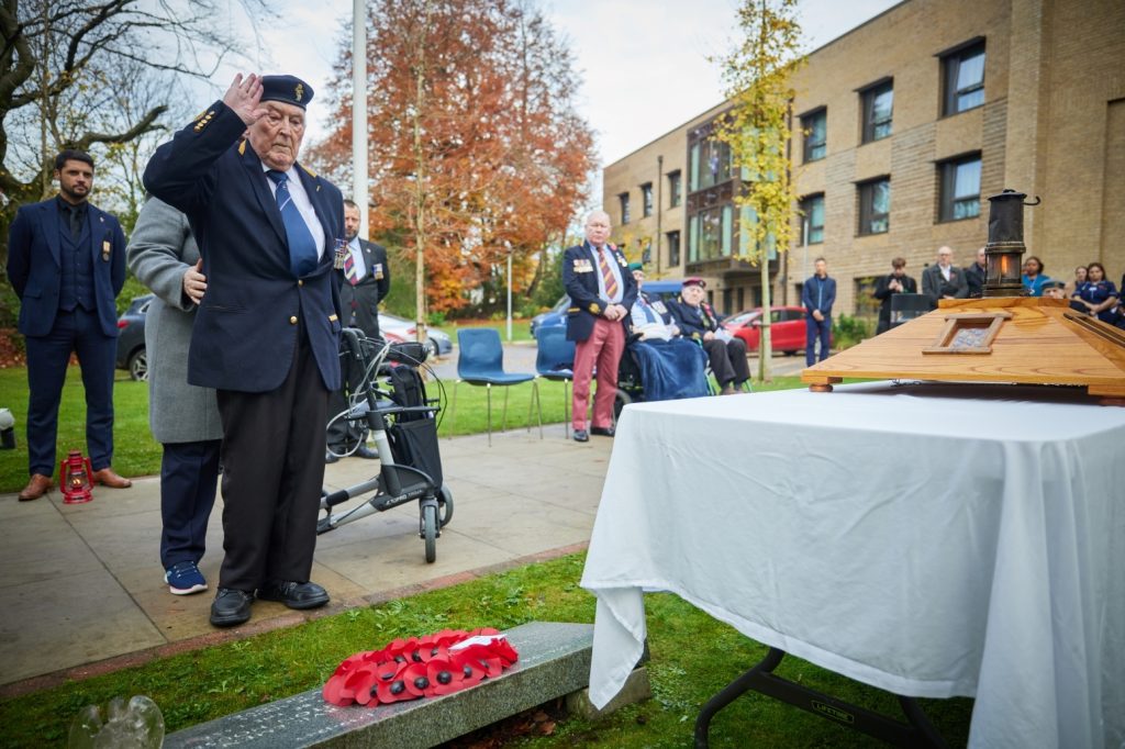 Salford Veterans Remembrance Day service, Broughton House