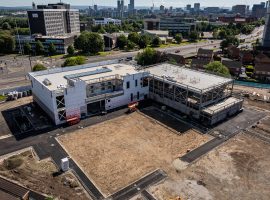 Salford Youth Zone under construction - via SYZ