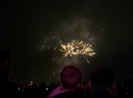 Firework display in Prince's Park, Irlam. Photo taken by Ffion Jarvis