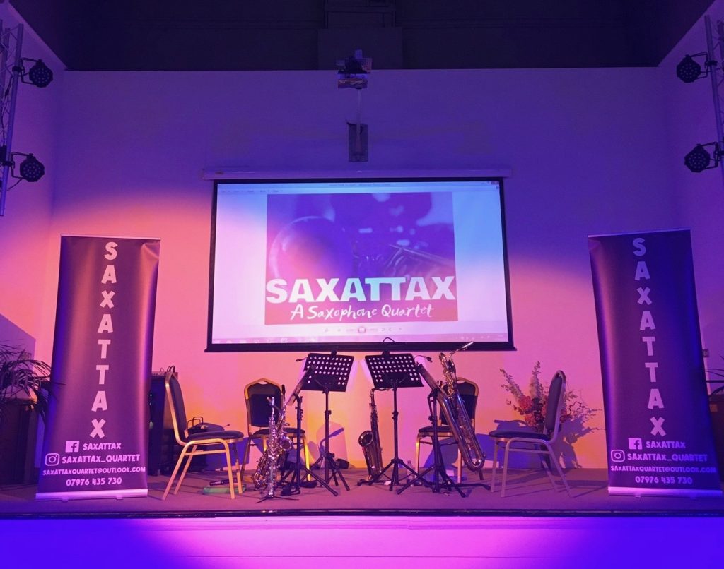 Saxttax at Eccles Hall - Saxaphone April 2024