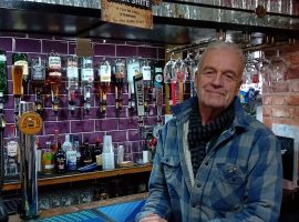 Harry Mansfield at the bar of the star inn, taken by me.