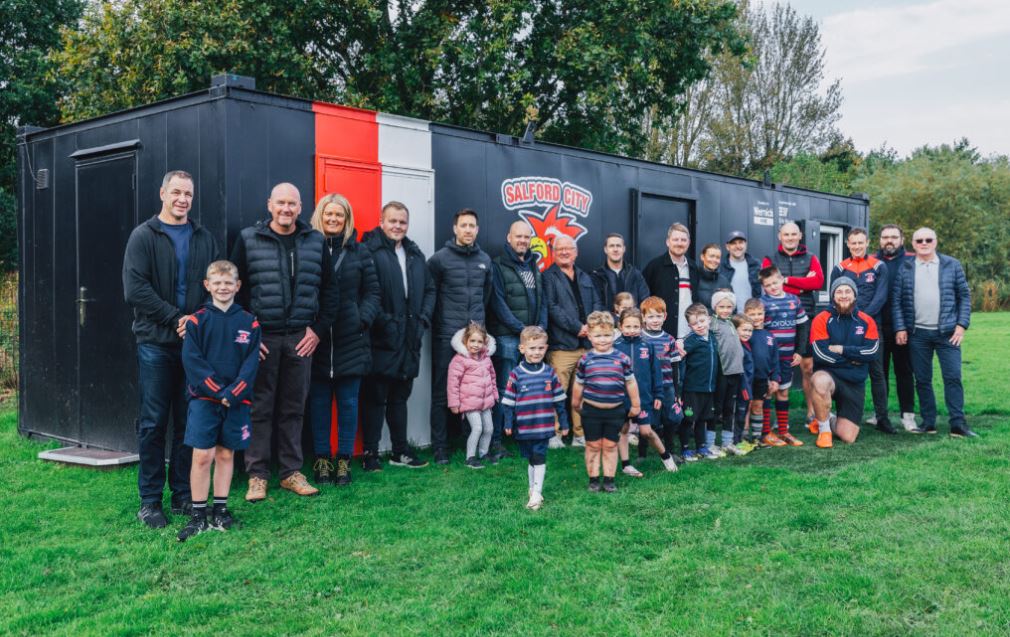 Salford Rooster Rugby Club donated - provided by Chairman, Dave Campbell