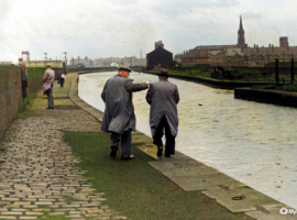 View along the towpath in 1954. (Credit: MBBCS)