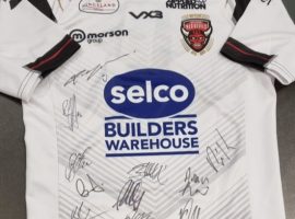 Signed Red Devils shirt up for auction