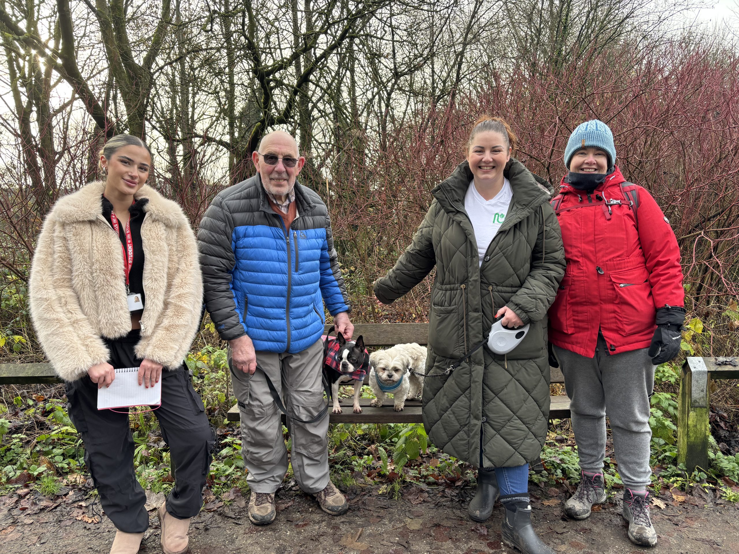 Local community walking group improving mental wellbeing with 'Walk and Talk' sessions