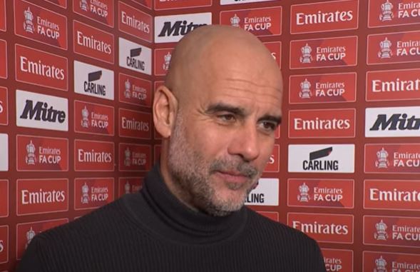 Pep Guardiola after Salford win - YouTube