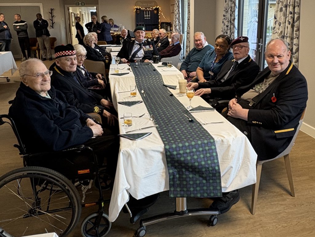 3. Residents of Broughton House at the Burns Supper