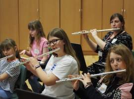 MAPAS students practising the flute (mapas_salford, 2024)