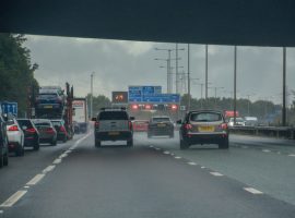 Motorcyclist dies after four-vehicle crash on M60