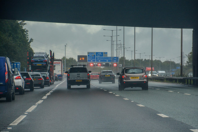 Motorcyclist dies after four-vehicle crash on M60