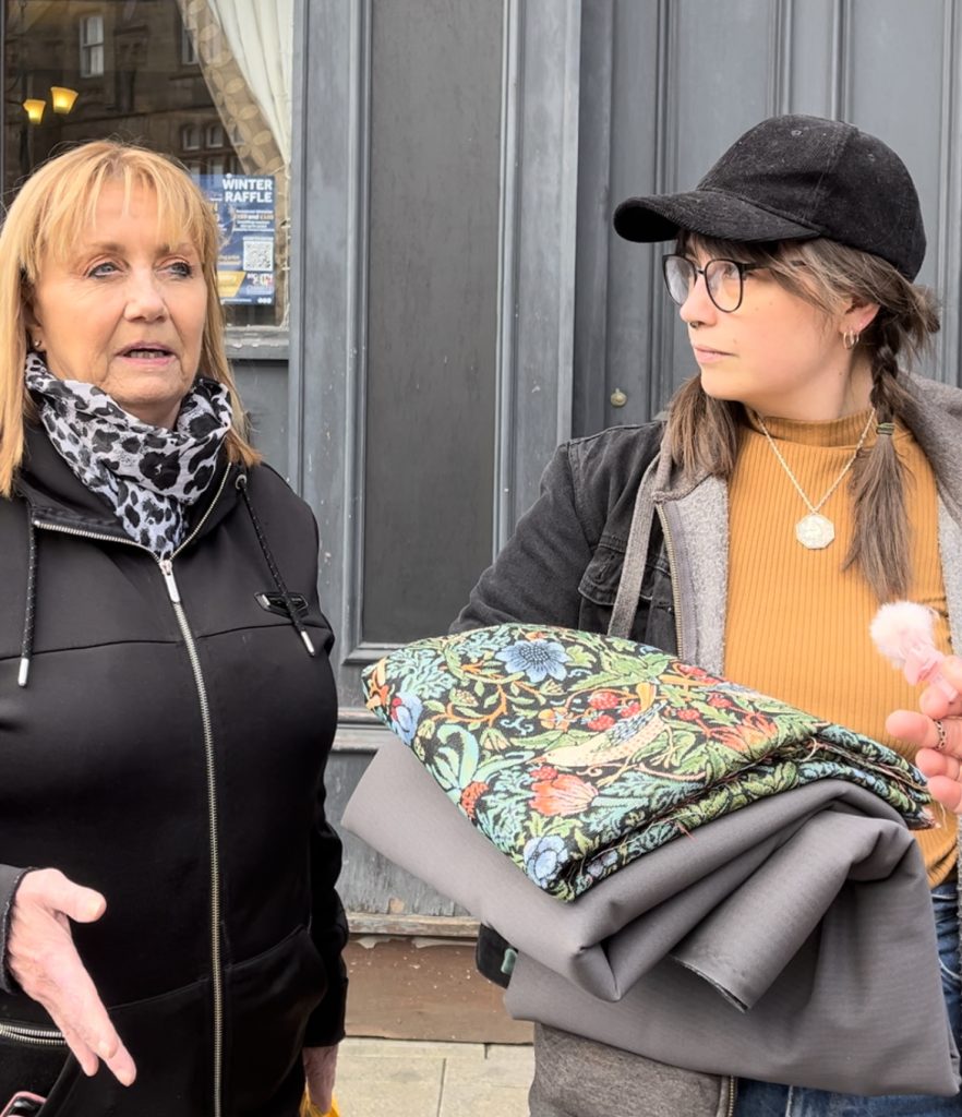 Carrie and Hannah, a mother and daughter living in Eccles described cutting down on carbon emissions as non-negotiable for climate