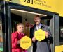 Salford MP celebrates historic moment as bus network comes under public control