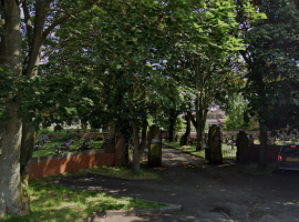 Irlam cementary - Irlam google maps - https://www.google.com/maps/@53.446177,-2.4212577,3a,75y,117.98h,94.12t/data=!3m7!1e1!3m5!1s52X9ShWFyFQCOy_F8M2_rQ!2e0!6shttps:%2F%2Fstreetviewpixels-pa.googleapis.com%2Fv1%2Fthumbnail%3Fcb_client%3Dmaps_sv.tactile%26w%3D900%26h%3D600%26pitch%3D-4.124094115893328%26panoid%3D52X9ShWFyFQCOy_F8M2_rQ%26yaw%3D117.98115757494026!7i16384!8i8192?entry=ttu&g_ep=EgoyMDI1MDIwNS4xIKXMDSoASAFQAw%3D%3D