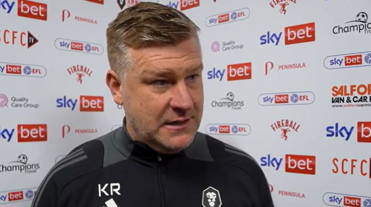 Karl Robinson - image via https://www.salfordcityfc.co.uk/news/2025/february/04/ammies-comeback-to-draw-against-bromley/