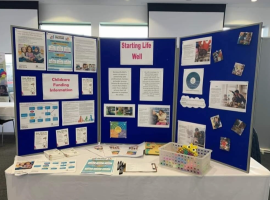 Starting Life Well stall from last years SEND Information Day- provided by Viv Ormrod