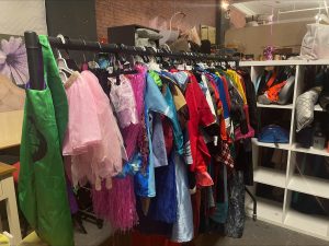 A wide range of clothes available in the Salford prom wear shop (Fiona May-Swanson)