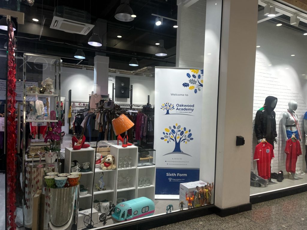 Oakwood Academy charity shop