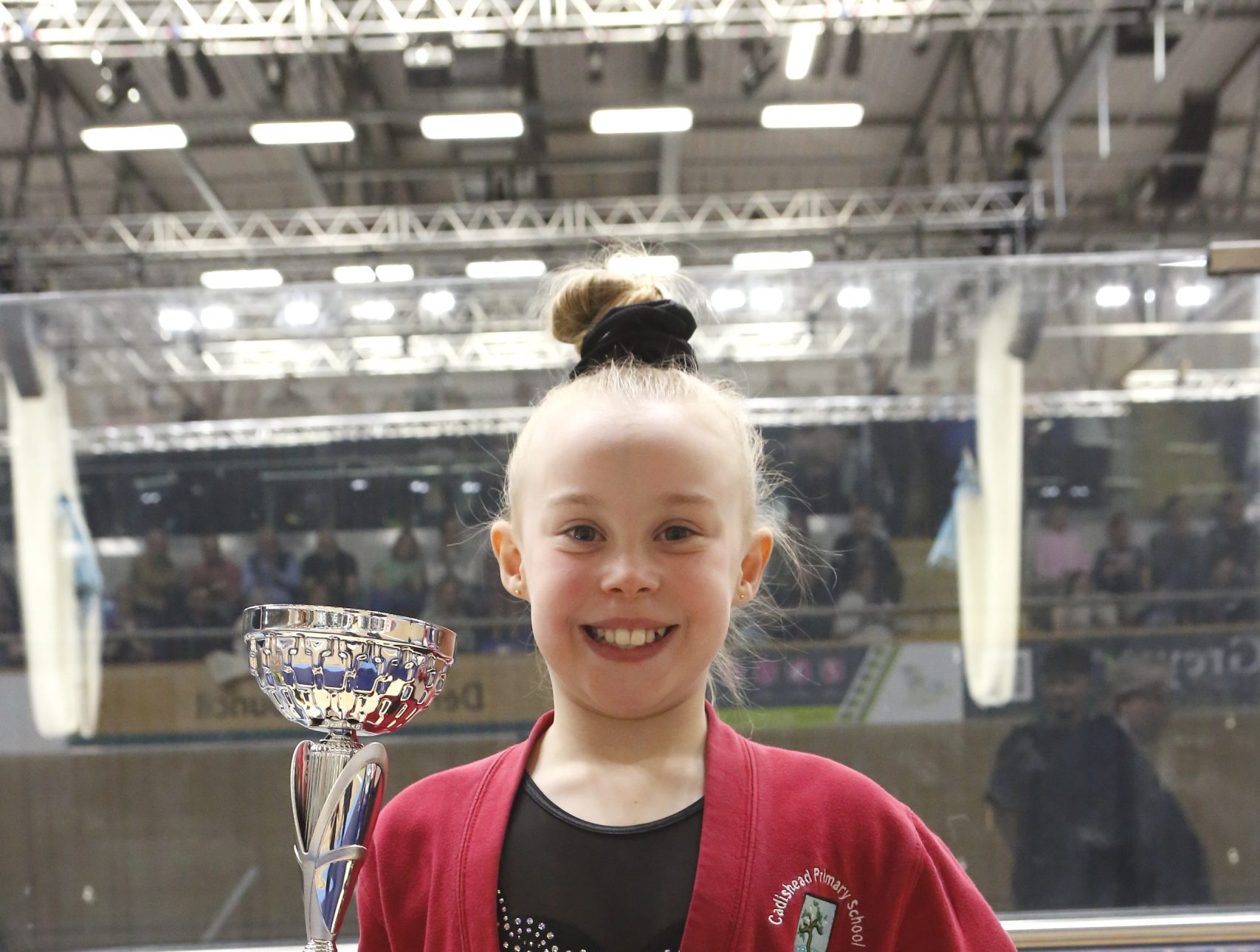 Inspiring 9-year-old gymnast from Salford bounces to national trampoline triumph