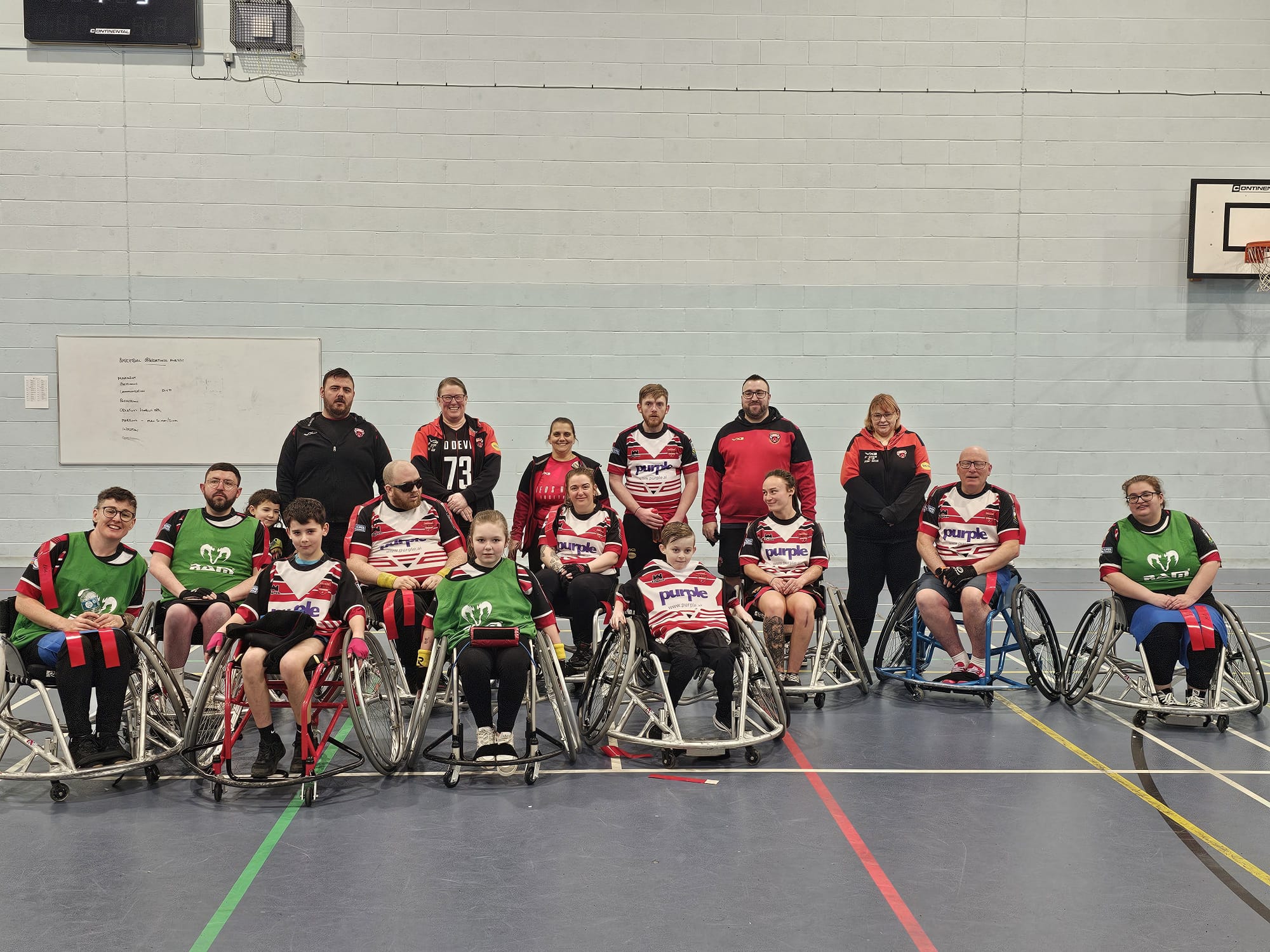 Salford Red Devils Wheelchair Rugby League team promoted to Championship West division