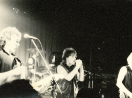 U2 at Maxwell Hall in 1981 included in the digital archive (Photo by Ian Evans)