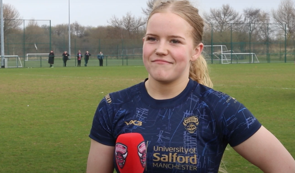 Salford Red Devils Women - Screenshot from YouTube