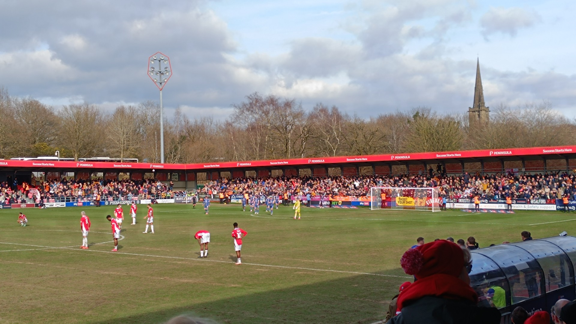 Salford City outdone by promotion rivals Bradford City late on